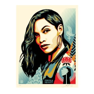 Power & Equality: Flower by Shepard Fairey 