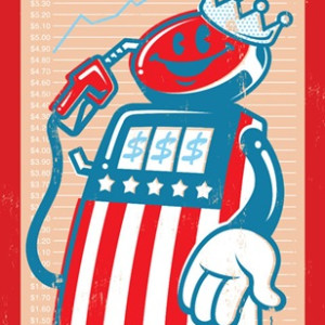 Working for Gas (Vote for Change Poster) by Tristan Eaton