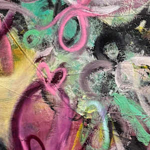 Garden Graffiti by Lisa Libretto  Image: close up