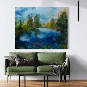 Farm Pond 1 by Lisa Libretto 