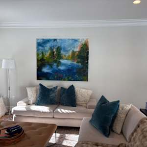 Farm Pond 1 by Lisa Libretto 