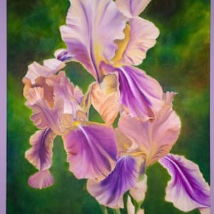Purple Iris by Lisa Libretto