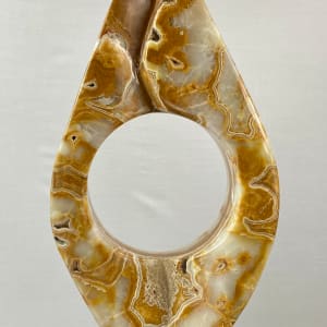 Ascension by Scott Gentry Sculpture  Image: ASCENSION, by Scott Gentry Sculpture, is carved from Persian Onyx and measures 28Hx12Wx8D inches.