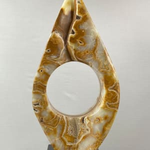 Ascension by Scott Gentry Sculpture  Image: ASCENSION, by Scott Gentry Sculpture, is carved from Persian Onyx and measures 28Hx12Wx8D inches.