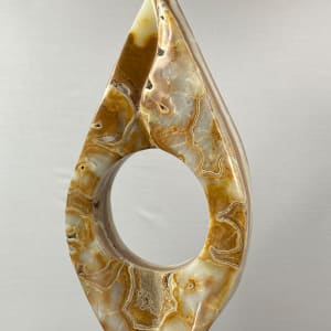 Ascension by Scott Gentry Sculpture  Image: ASCENSION, by Scott Gentry Sculpture, is carved from Persian Onyx and measures 28Hx12Wx8D inches.