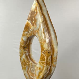 Ascension by Scott Gentry Sculpture  Image: ASCENSION, by Scott Gentry Sculpture, is carved from Persian Onyx and measures 28Hx12Wx8D inches.