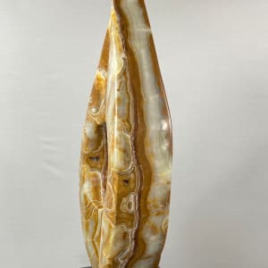 Ascension by Scott Gentry Sculpture  Image: ASCENSION, by Scott Gentry Sculpture, is carved from Persian Onyx and measures 28Hx12Wx8D inches.