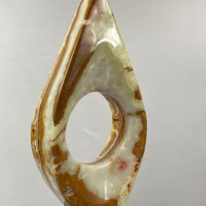Ascension by Scott Gentry Sculpture  Image: ASCENSION, by Scott Gentry Sculpture, is carved from Persian Onyx and measures 28Hx12Wx8D inches.