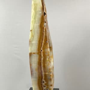 Ascension by Scott Gentry Sculpture  Image: ASCENSION, by Scott Gentry Sculpture, is carved from Persian Onyx and measures 28Hx12Wx8D inches.