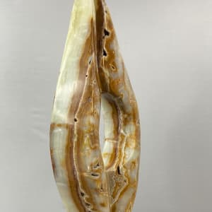 Ascension by Scott Gentry Sculpture  Image: ASCENSION, by Scott Gentry Sculpture, is carved from Persian Onyx and measures 28Hx12Wx8D inches.