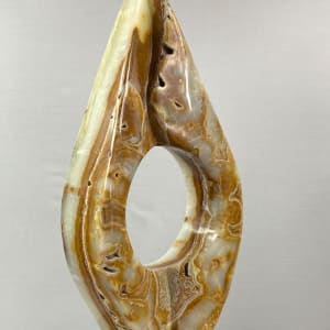 Ascension by Scott Gentry Sculpture  Image: ASCENSION, by Scott Gentry Sculpture, is carved from Persian Onyx and measures 28Hx12Wx8D inches.