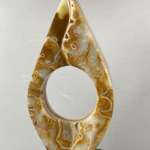 Ascension by Scott Gentry Sculpture  Image: ASCENSION, by Scott Gentry Sculpture, is carved from Persian Onyx and measures 28Hx12Wx8D inches.