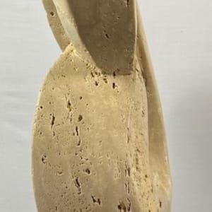Lover's Knot by Scott Gentry Sculpture  Image: "Lover's Knot" by Scott Gentry Sculpture. Carved from Roman travertine and measuring 26Hx13Wx8D inches.