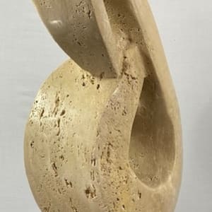 Lover's Knot by Scott Gentry Sculpture  Image: "Lover's Knot" by Scott Gentry Sculpture. Carved from Roman travertine and measuring 26Hx13Wx8D inches.