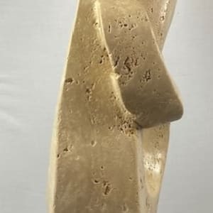 Lover's Knot by Scott Gentry Sculpture  Image: "Lover's Knot" by Scott Gentry Sculpture. Carved from Roman travertine and measuring 26Hx13Wx8D inches.