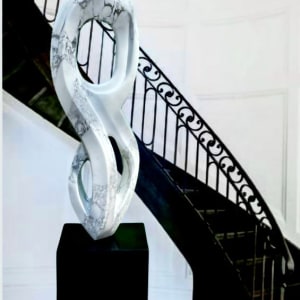 Muse of Light by Scott Gentry Sculpture  Image: "Muse of Light" by Scott Gentry (foyer staircase).