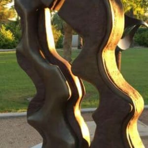Us 3/10 by Scott Gentry Sculpture  Image: "Us #1 of 10" installed at Shemer Art Park in Scottsdale, Arizona