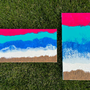 Radiant Sand View  & Coral Hughes by Lisa Heintzman 
