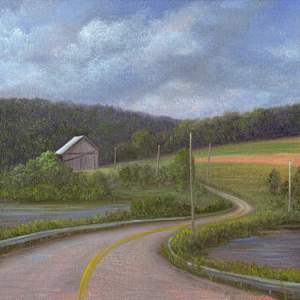 162 Years Young- Barn along the reservoir by Tarryl Gabel