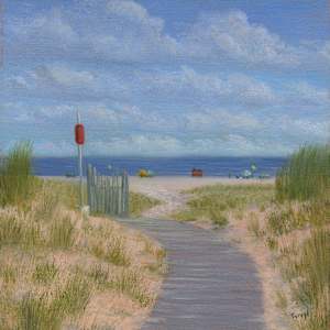 Path to the beach from 23rd street- LBI by Tarryl Gabel
