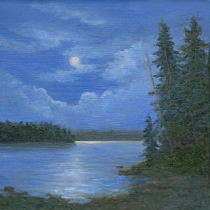 Adirondack Full Moon by Tarryl Gabel