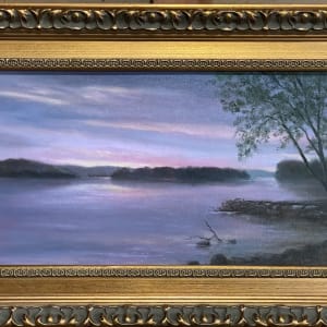 Twilight over the Susquehanna River by Tarryl Gabel