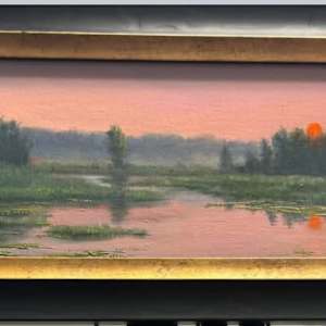 Red Moon-Wellesley Island by Tarryl Gabel