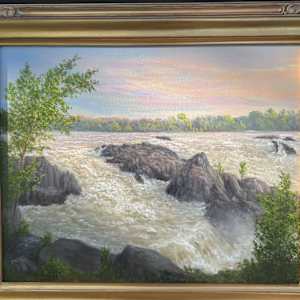 The Roaring Waters of Great Falls by Tarryl Gabel