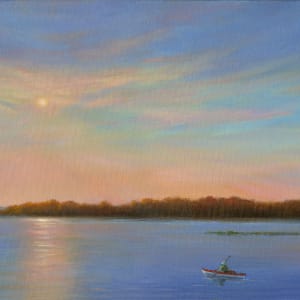 kayaker sunset by Tarryl Gabel