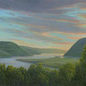 Sunset from Bear Mountain Overlook by Tarryl Gabel