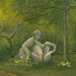 Cherub Statue, Ladew Gardens by Tarryl Gabel