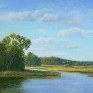 Tidal Marsh - Duxbury MA by Tarryl Gabel