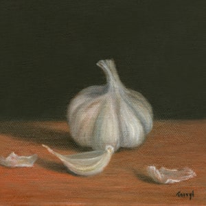 Garlic clove by Tarryl Gabel