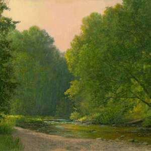 Morning Light, Gunpowder Falls, below the Mill by Tarryl Gabel