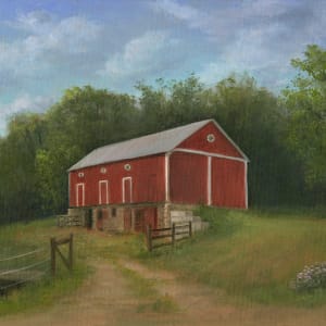 Hillside Barn by Tarryl Gabel