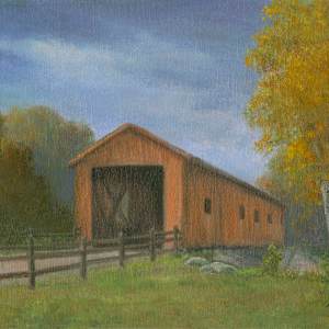 Jay Covered Bridge by Tarryl Gabel