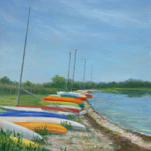Kissed by the tide- LBI boats by Tarryl Gabel