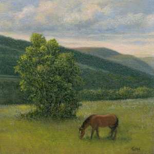 Horse Grazing by Tarryl Gabel