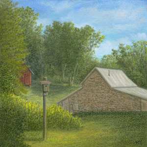 The Old Smokehouse- Harford Glen by Tarryl Gabel