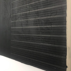 Untitled (black verticals) by Joseph Shetler 