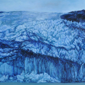 Blue Glacier by Merrilyn Duzy