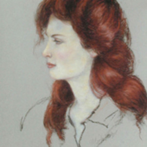 Red Head I (Lynn Stadum) by Merrilyn Duzy 