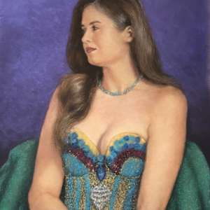 Shadia in her Bustier by Merrilyn Duzy