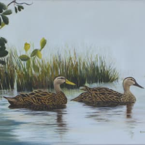 Mottled Duck Mates by Brenda Francis