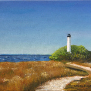 ST. MARKS LIGHTHOUSE II by Brenda Francis