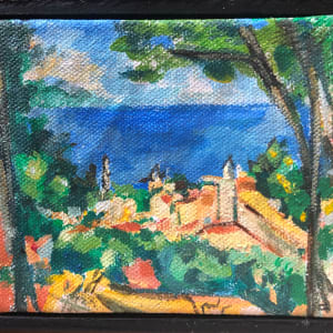 Master copy, L’Estaque by Cezanne
