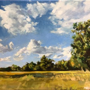 July in Lower Swell, Cotswolds by Monica Dix