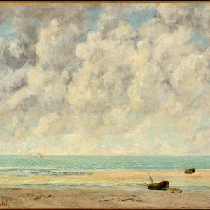 Calm Sea by Gustave Courbet