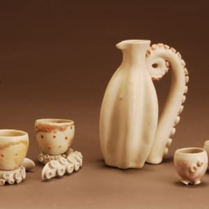 Octopus Sake Set by Deb Saravolatz
