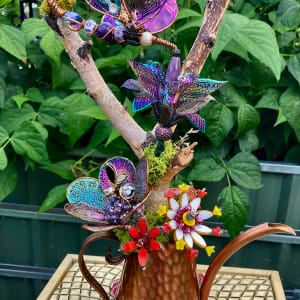 UPCYCLED & REPURPOSED HONORABLE MENTION – Eamonn's Forever Bouquet by Kathleen Drabik